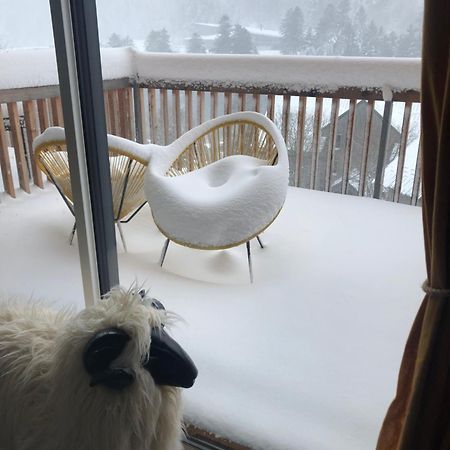Appartement Aux Pieds Des Pistes De Ski Laveissière Exteriör bild
