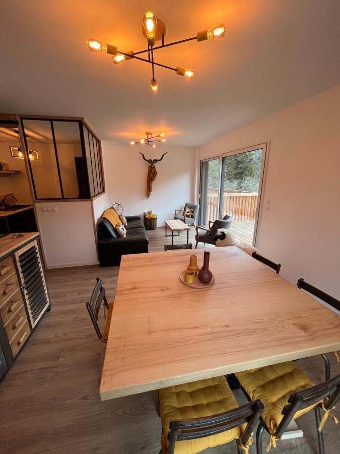 Appartement Aux Pieds Des Pistes De Ski Laveissière Exteriör bild